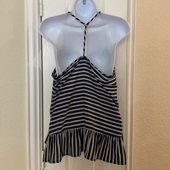 Abercrombie and Fitch Striped Peplum Top - Picture 2 of 3